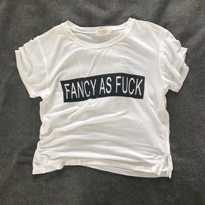 John Galt California FANCY AS FUCK Crop Top